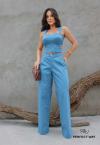 CROPPED FEMININO AZUL DENIM PERFECT WAY