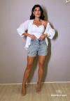 CROPPED  FEMININO OFF WHITE PERFECT WAY