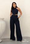 Perfect Way - CALÇA PANTALONA FEMININA AZUL MARINHO