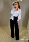 CROPPED FEMININA ESTAMPADO OFF WHITE PERFECT WAY