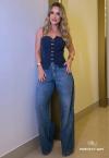 BLUSA FEMININA AZUL MARINHO PERFECT WAY