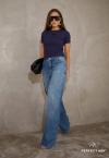 BLUSA FEMININA AZUL MARINHO PERFECT WAY