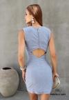 VESTIDO FEMININO AZUL DELAVE PERFECT WAY