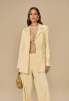 BLAZER C/ RECORTE ABERTURA COSTA FEMIMNINO amarelo PERFECT WAY