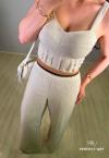 CALÇA PANTALONA FEMININA cru PERFECT WAY