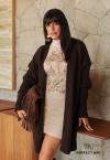 CARDIGAN DE TRICÔ FEMININO cafe PERFECT WAY