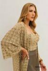 KIMONO BORDADO FEMININO caqui PERFECT WAY