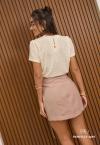 T-SHIRT FEMININA ESTAMPADA + TERMO PEROLA PERFECT WAY
