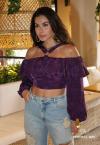 BLUSA CROPPED FEMININA FIGO PERFECT WAY