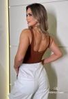 CROPPED FEMININO TERRACOTA PERFECT WAY