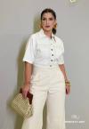 CAMISA FEMININA CROPPED CRU PERFECT WAY