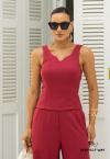 BLUSA FEMININA burgundy PERFECT WAY