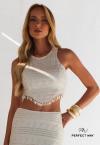 Perfect Way - CROPPED FEMININO COM BORDADO MANUAL 499 CRU