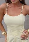 CROPPED FEMININO manteiga PERFECT WAY