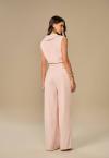 MACACAO ALFAIATARIA C/ CINTO  FIVELA DE METAL ROSA C/ OFF WHITE PERFECT WAY