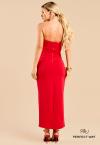 VESTIDO MAXI MIDI  VERMELHO PERFECT WAY