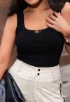 REGATA FEMININA PRETO PERFECT WAY