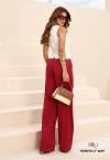 CALÇA FEMININA CORTE RETO burgundy PERFECT WAY