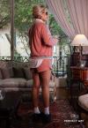 SHORTS TEC TRICO FORRADO  FEMININO TAMARINDO PERFECT WAY