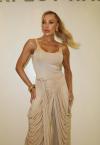 CROPPED REGATA C/ FAIXA FEMININO NUDE PERFECT WAY