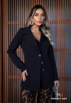 BLAZER ALONGADO PRETO PERFECT WAY