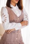 CAMISA FEMININA BORDADA off white PERFECT WAY