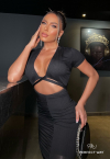 VESTIDO LONGO PRETO PERFECT WAY