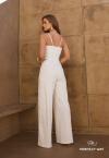MACACÃO PANTALONA FEMININO OFF WHITE PERFECT WAY
