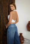TOP FEMININO OFF WHITE PERFECT WAY
