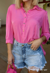 CAMISA FEMININA   ROSA ESCURO PERFECT WAY