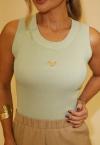 REGATA MALHA VISCOSE COM POLIAMIDA C/ METAL PERSONALIZADO verde PERFECT WAY