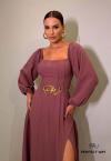 VESTIDO LONGO FEMININO rosa ENVELHECIDO PERFECT WAY