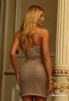VESTIDO CURTO DE TRICOT COM BORD MANUAL FEMININO FENDI PERFECT WAY