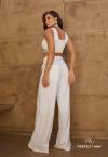 CROPPED FEMININO COM BORDADO MANUAL 586 OFF WHITE PERFECT WAY