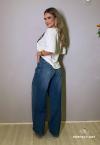 T- SHIRTS  CROPPED OVER FEMININO ESTAMPA OFF WHITE PERFECT WAY