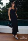 Perfect Way - CONJUNTO FEMININO REGATA + SAIA MAXI MIDI PRETO