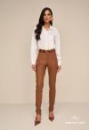 CAMISA BORD INDUSTRIAL FEMININA OFF WHITE PERFECT WAY