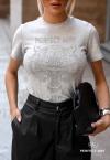 T-SHIRT FEMININA C/ TERMO     cinza PERFECT WAY