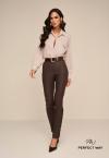 CAMISA BORD INDUSTRIAL C/ FENDA + GRAVATA  FEMININA OFF WHITE C/ FENDI PERFECT WAY