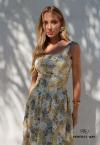 VESTIDO MIDI FEMININO amarelo vintage PERFECT WAY