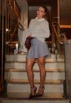 SHORTS SAIA  C/ PREGAS FEMININO CINZA PERFECT WAY