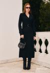 TRENCH COAT SARJA C/ CINTO FIVELA METAL  FEMININO PRETO PERFECT WAY