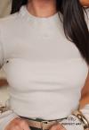 BLUSA MANGA LONGA FEMININA natural PERFECT WAY