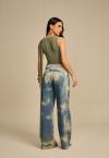 BODY C/ FAIXA FEMININO VERDE OLIVA PERFECT WAY