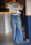 CALÇA JEANS COS INTERMEDIARIO FEMININA JEANS ESTONADO PERFECT WAY