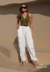 Perfect Way - CALÇA JOGGER FEMININA OFF WHITE
